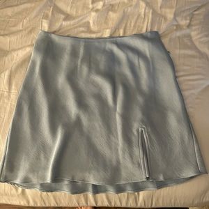 Pastel blue skirt